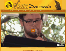 Tablet Screenshot of jazzpensacola.com